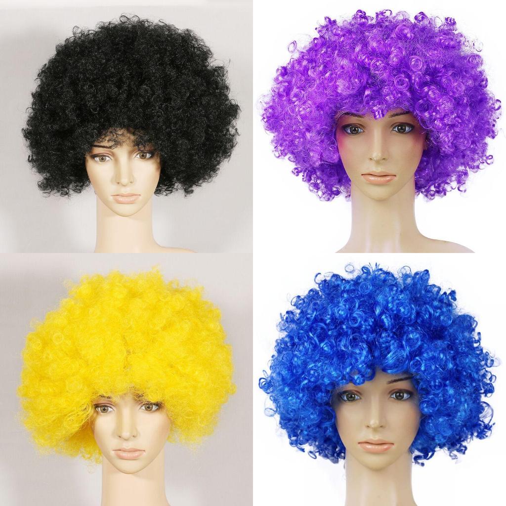 Joker Costume Wig With Colorful Explosion Hair For Kids And Adults Party Fun