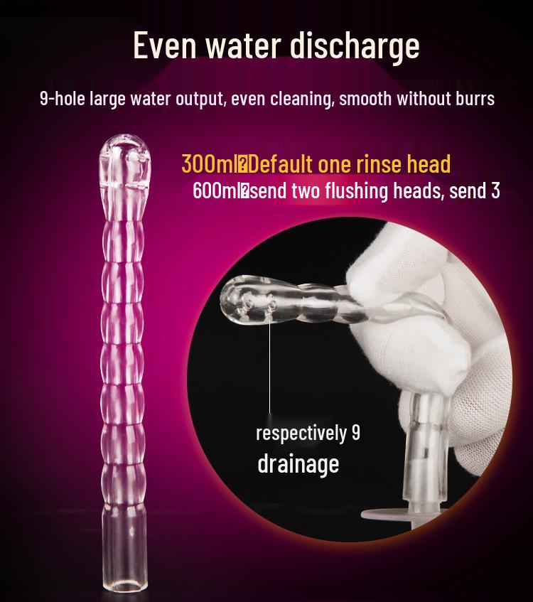 Unisex Personal Bidet: Pressurized Rear & Front Cleaning, Manual Enema Bottle