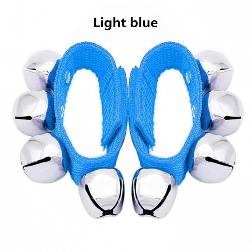 

Тканевый колокольчик на запястье 2 шт./компл. для музыкального сопровождения/атмосферы стадиона светло-синий