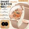 Nouvelle Montre Intelligente pour Femmes Cadeau Écran Tactile Complet de 1,32 Pouce Montres de Sport Fitness Appels Bluetooth Cadran de Montre Personnalisé Numérique Luxe Smartwatch Dames