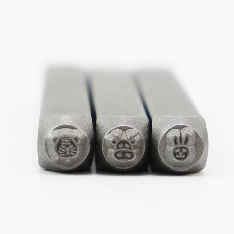 Steel Animal/Heart Punch Set Leather Stamp for Jewelry Making