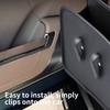 Backseat Car Organizer PU Leather Door Side Bag Seat Back Organizer For Vehicle SUV Truck Interior Phone Key Sunglass Wallet