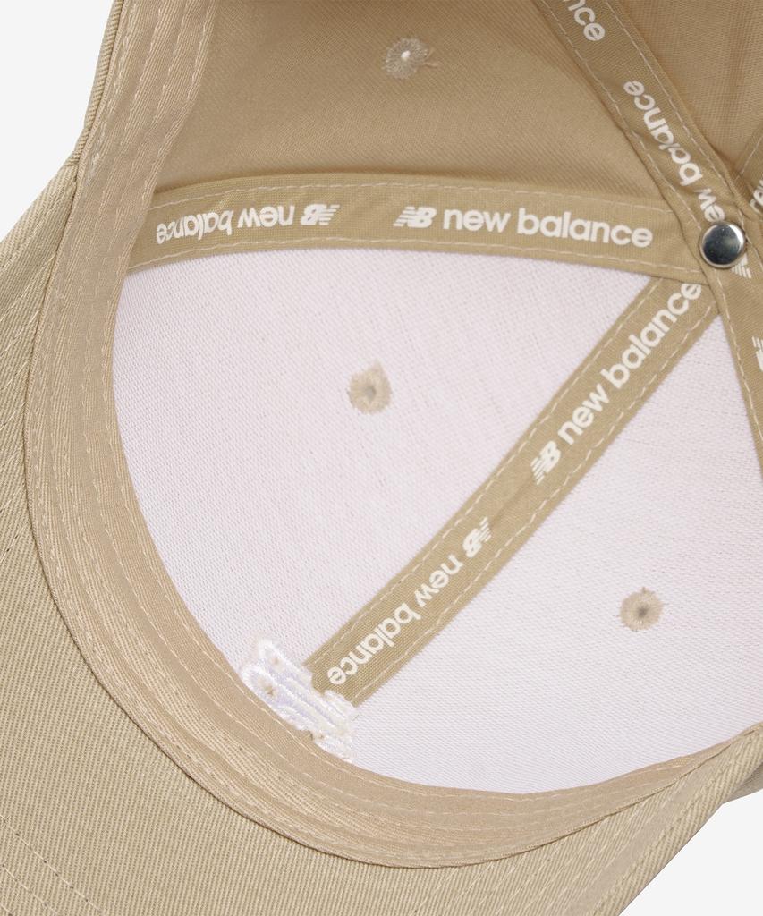 Nyuballanseu Nbgdgf1101 / Stacked Logo Structured Ball Cap (Beige)