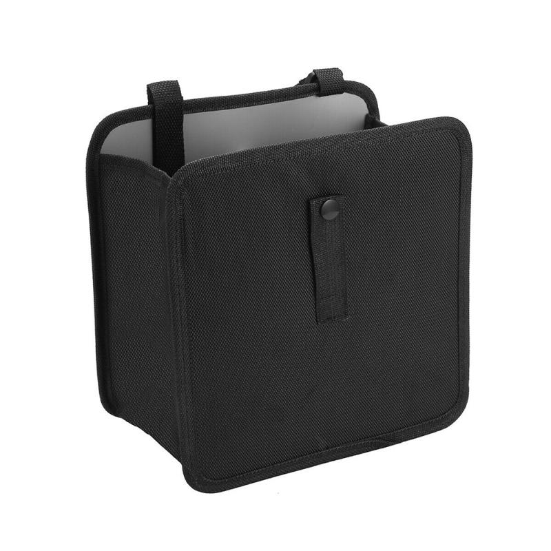 Portable Car Trash Can Waterproof Hanging Garbage Basket Back Seat Storage Box Vehicles Interior