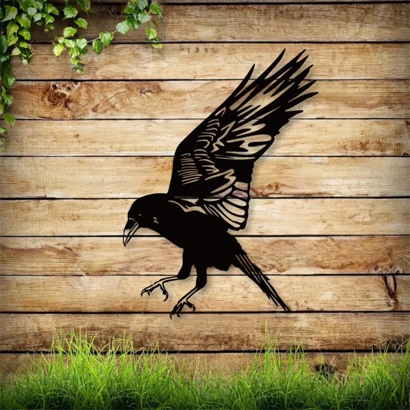 62KD Minimalists Metal Bird Wall Decorations Wall Arts Hangings Sculpture