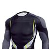 Men Tight Fitness Suit Quick Drying 2 Piece Breathable Workout Suit with Gel Pad for Exercise