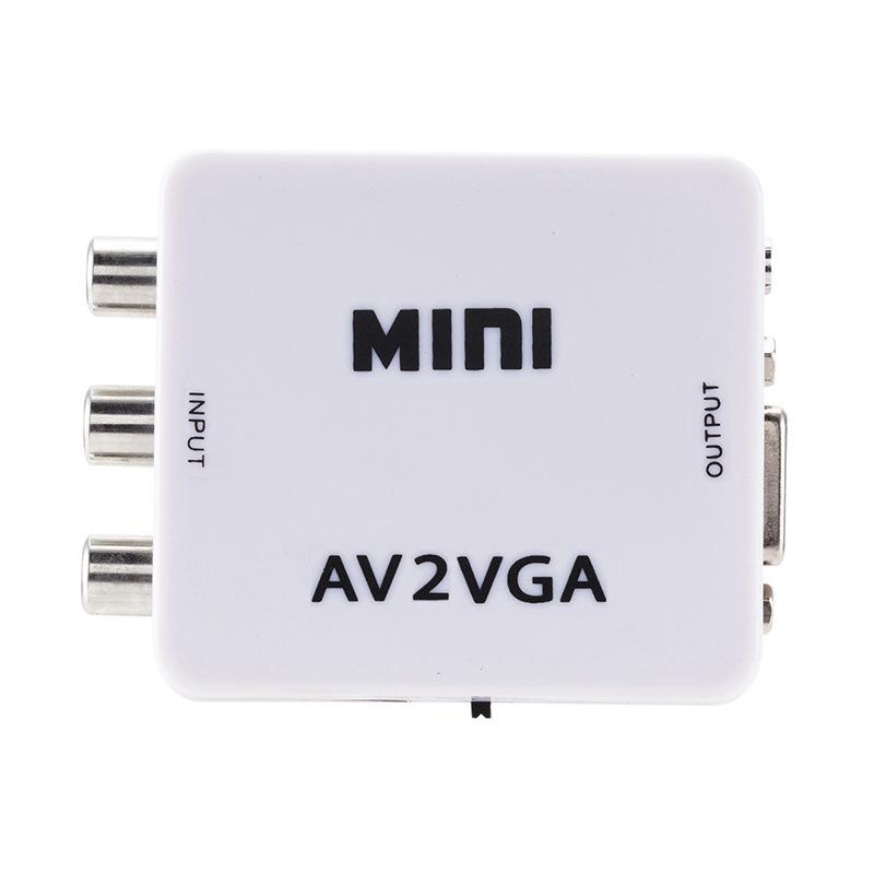 AV To VGA Video Converter - RCA To VGA, TV To PC Adapter