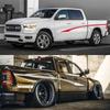 Pickup Striped Style Car Door Side Stickers Retro Vinyl Decals Self-adhesive Auto Body Styling Decorative Decals Accessories