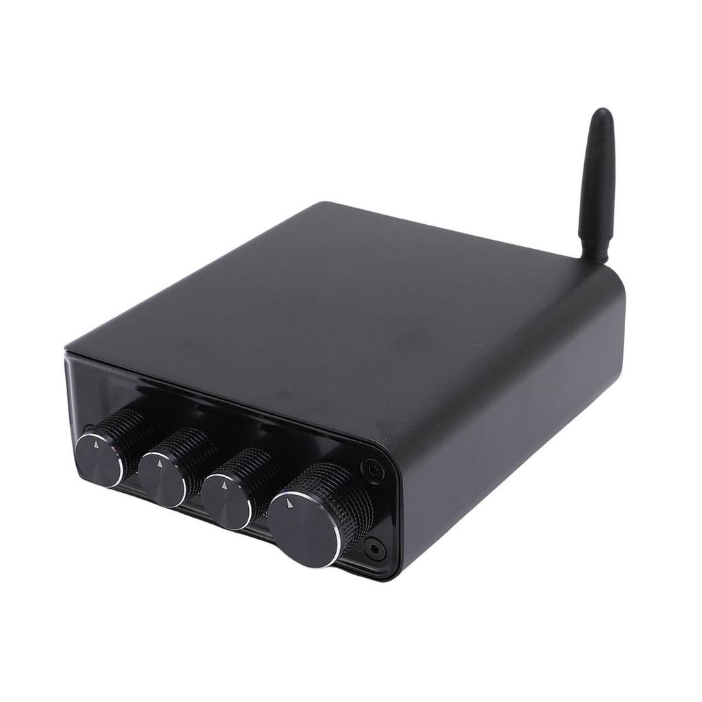 Stereo Amplifier Bluetooth 5.4 USB AUX Input 2 Channel 50Wx2 HiFi Amp for MP3 WAV WMA APE FLAC US Plug