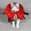Adjustable Cat Cosplay Cloak Comfortable Dogs Knight Cape Halloween Pet Costume  All Saints' Day