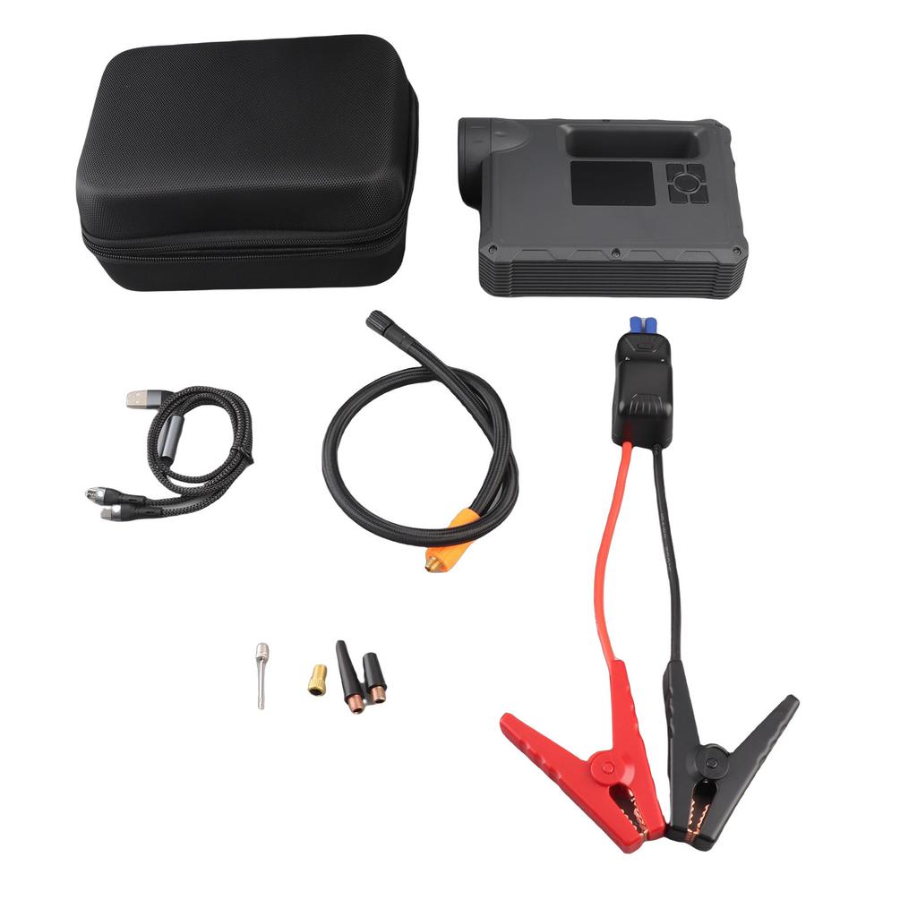 Car Battery Jumper Starter 5 in 1 Portable Safe 16000mAh Car Battery Booster for Gasoline 4.0L Diesel 3.0L Cars Mobile