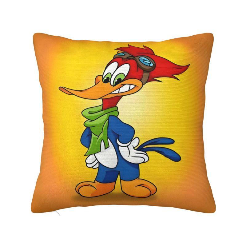 Custom Disney Woody Woodpecker IX Pillow Case for Sofa Cartoon Kawaii Anime Nordic Cushion Cover Soft Pillowcase