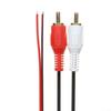 Parti dell'interfaccia 2RCA dell'adattatore AUX-in del modulo ricevitore Bluetooth universale per auto 12V