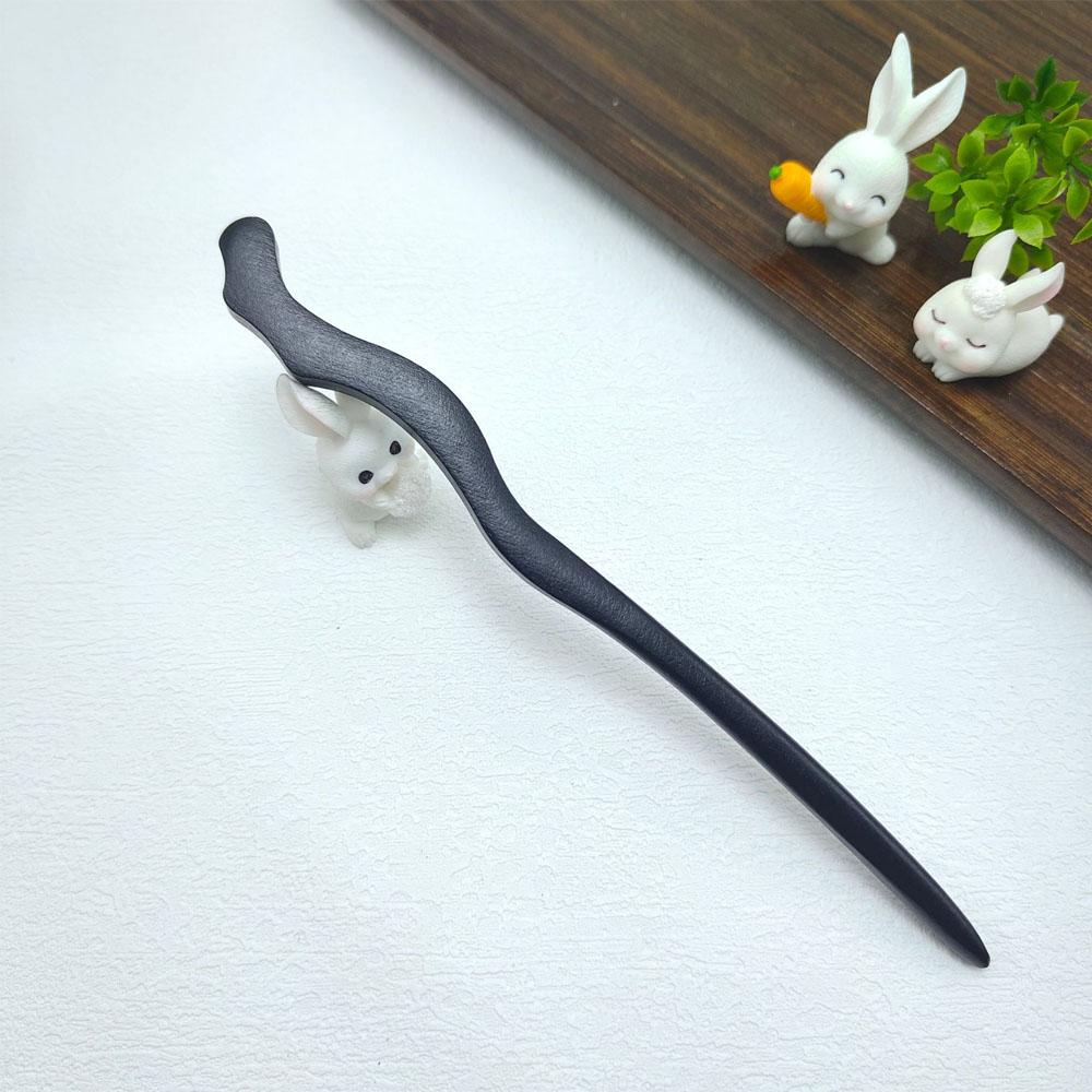 Vintage Simple Hair Accessories Chinese Style Wooden Hair Clips Antiquity Handmade Traditional Hair Fork Retro Hair Sticks