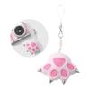 Fun Cute Plush Cat Paw Keychain Studs and Embroidery Design Key Holder Decoration for Fashionable Charm Item