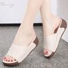 Women Slide Slippers Sandals Outdoor Open Toe Chunky Slippers Casual Thick Sole Height Increase Platform Sandals