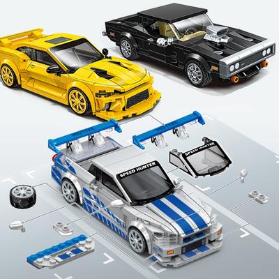 Moc Speed Technisches Auto Stadtfahrzeug Rennauto Bausteine Sportwagen Garage Auto Rennauto Auto Kreatives Spielzeug