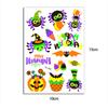1pc Luminous Tattoo Ghost Taty Fake Tattoo Glowing In Dark Waterproof Temporary Tattoo Stickers Halloween Party for Kids
