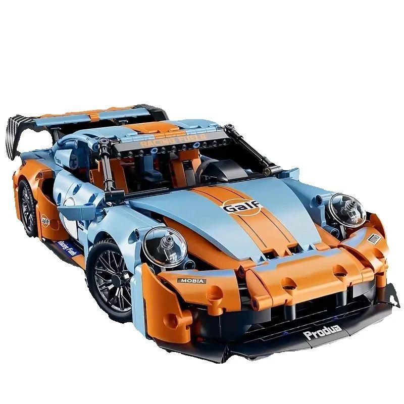 1243-Piece Blue Supercar Model Set - Easy To Assemble, Quick Assembly Racing Car Model, Racing Building Block Model, Gift for Car Enthusiasts 2026