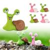 2-8 PCS Miniature Resin Snail Figurine – Cute Garden Ornament for Fairy Dollhouse, Bonsai Plant Decor & Terrarium