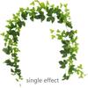 Artificial Plant 2.1M Green Ivy Leaf Wreath Silk Wall DIY Hanging Vine Family Garden Decoration Wedding Party Fake Wreath Leaves