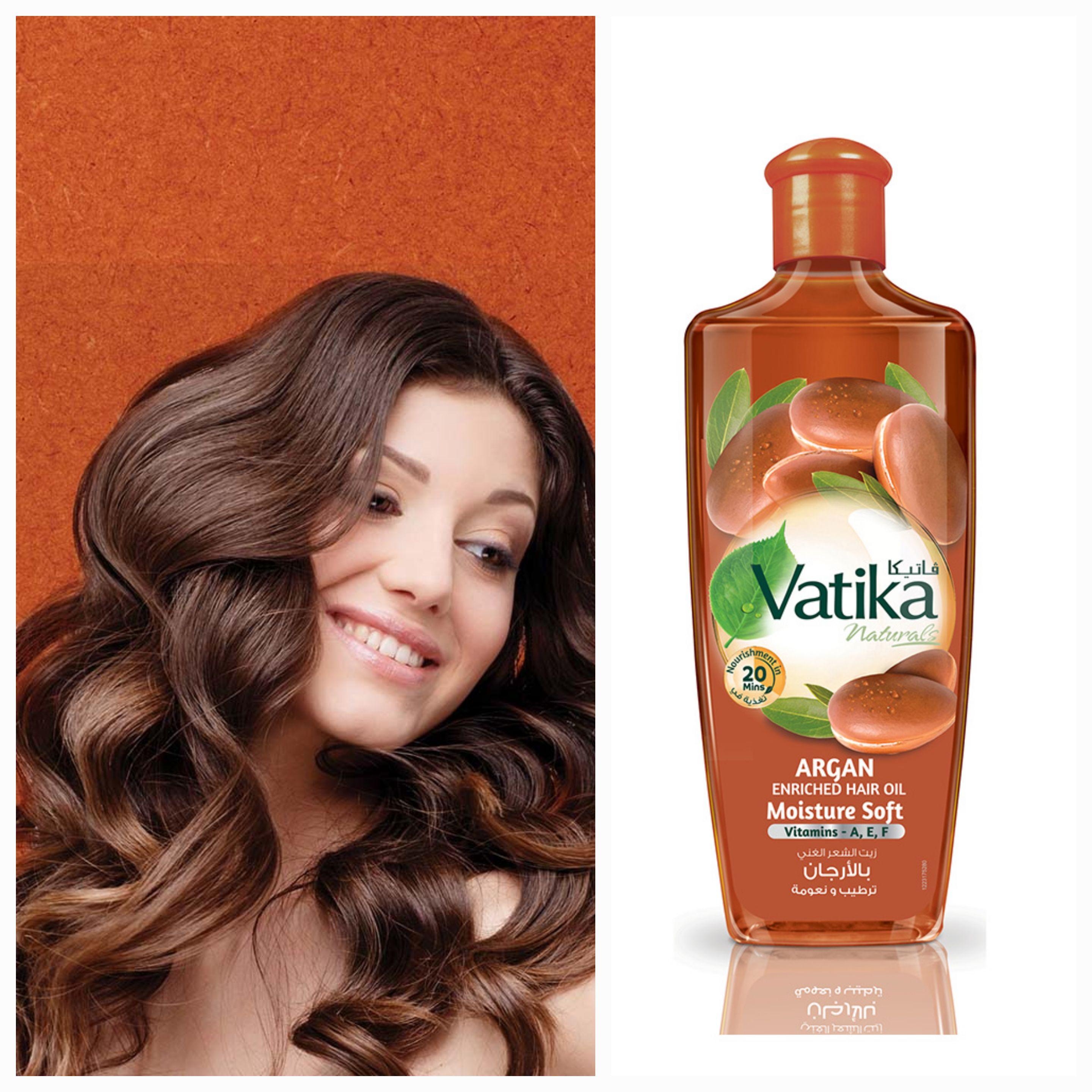 Dabur Women's Hair Oil With Moroccan Argan Extract Vatika Naturals