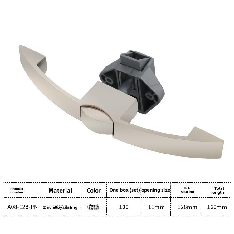 128mm hole distance Camper Car Push Lock RV Caravan Boat Cabinet Locks Handle Home Drawer Latch Button Motorhome