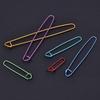 Colorful Aluminum Safety Pins, Anti-slip Yarn Stitch Holders, Anti-snag Clips, Knitting Tools for Sweaters.