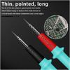 Ergonomic Design 20A 1000V Multimeter Accessories Feature Miniature Tip Probes Test Leads Suitable For Technical Repairs