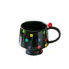 Creative Colorful Polka Dot Mug Creative Coffee Cup Couple High Precision Ceramic Cup Holding Household Drinking Cup
