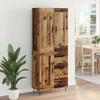 Highboard Reclaimed Wood 69.5 x 34 x 180 cm Particleboard