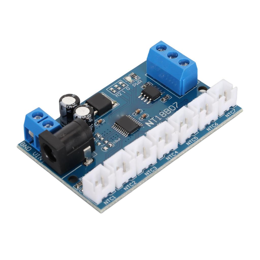 7 Channel RS485 NTC Temperature Measurement MODBUS RTU Paperless Recorder PLC NT18B07