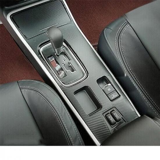 Fit For Mitsubishi Outlander 14-20 Leather Central Console Gear Shift Panel Trim
