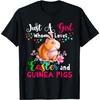 Just A Girl Who Loves Easter And Guinea Pigs T-Shirt