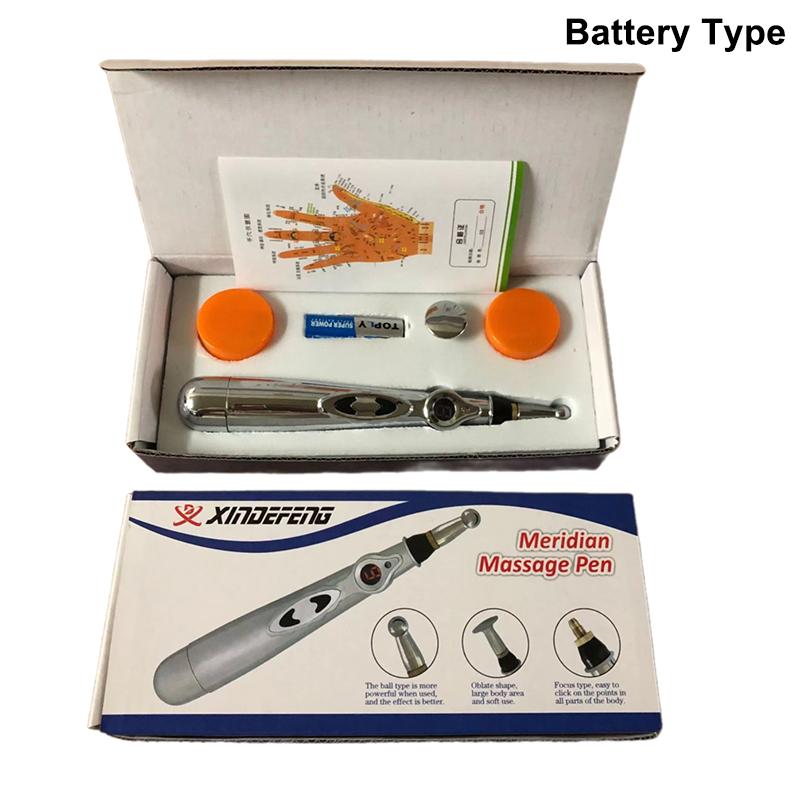 

Електронна акупунктурна ручка Меридіанна енергетична акупунктурна ручка Масажна ручка для меридіанів в коробці Масажна ручка для циркуляції енергії Фізіотерапія