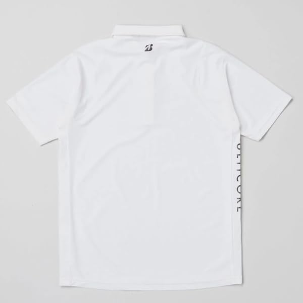 BRIDGESTONE Golf Retro ULTICORE Short Sleeve Shirt EBM01A Men's White