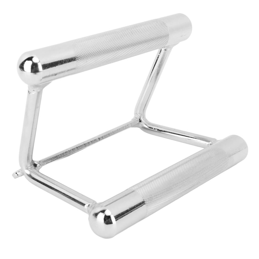Double D Handle Cable Attachment for Weight Workout Stainless Steel V Bar Cable Machine Accessories for Home Gym Pull