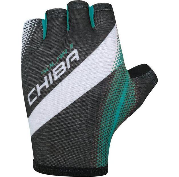 Велоперчатки Chiba Solar II (черный/петроль) XS