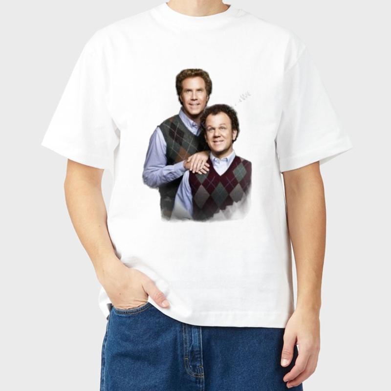 Man T-shirt O-neck T-Shirts Step Brothers T-Shirt Graphics T-Shirt Sports Fan T-shirts Male Tops T-Shirts For Men Rock T-shirt