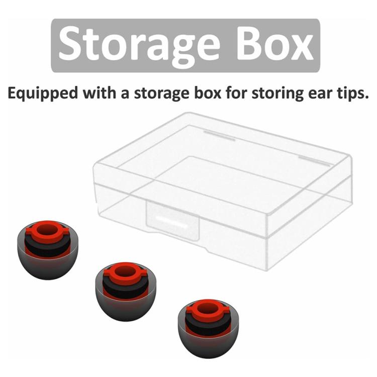XDcase 3pcs / Set Replacement Silicone Ear Tips Kit, M Size