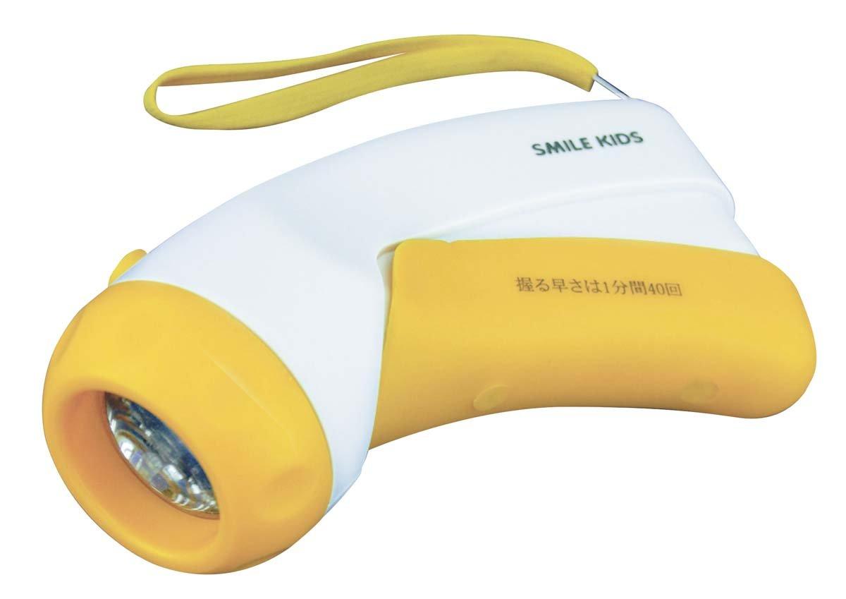 

No batteries needed! A super energy-saving LED light that generates and charges its own power! Smile Kids Nigitteru Light II ADL-03