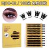 Segmented Glue-Free False Eyelashes Natural Fox Eye Look No Formaldehyde Daily Wear