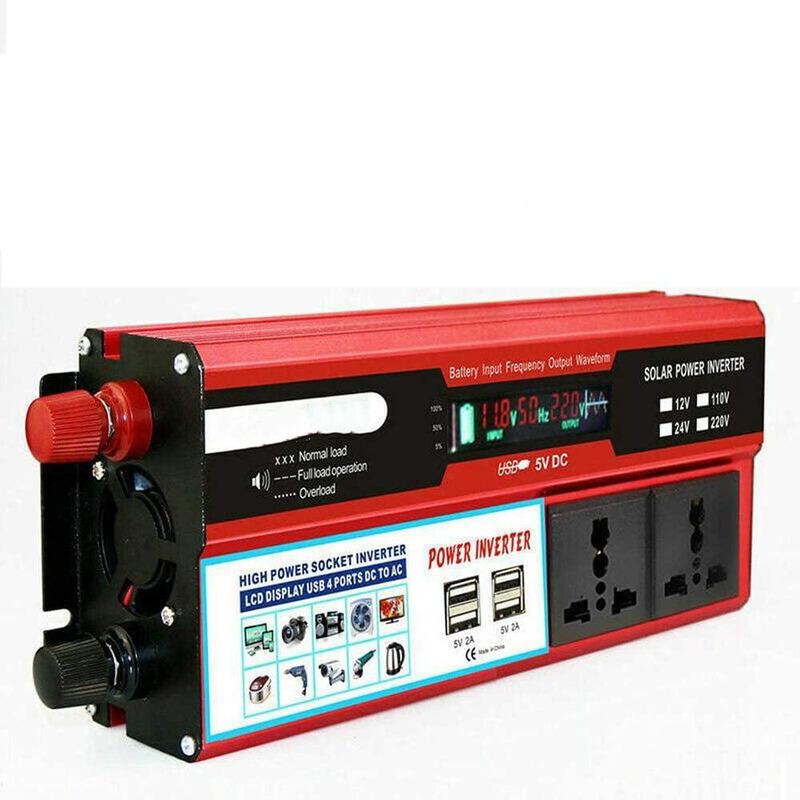 2000W Power Inverter DC 12V To AC 220V for cars trucks RVs boats with a 12V DC power source Car Power Inverter