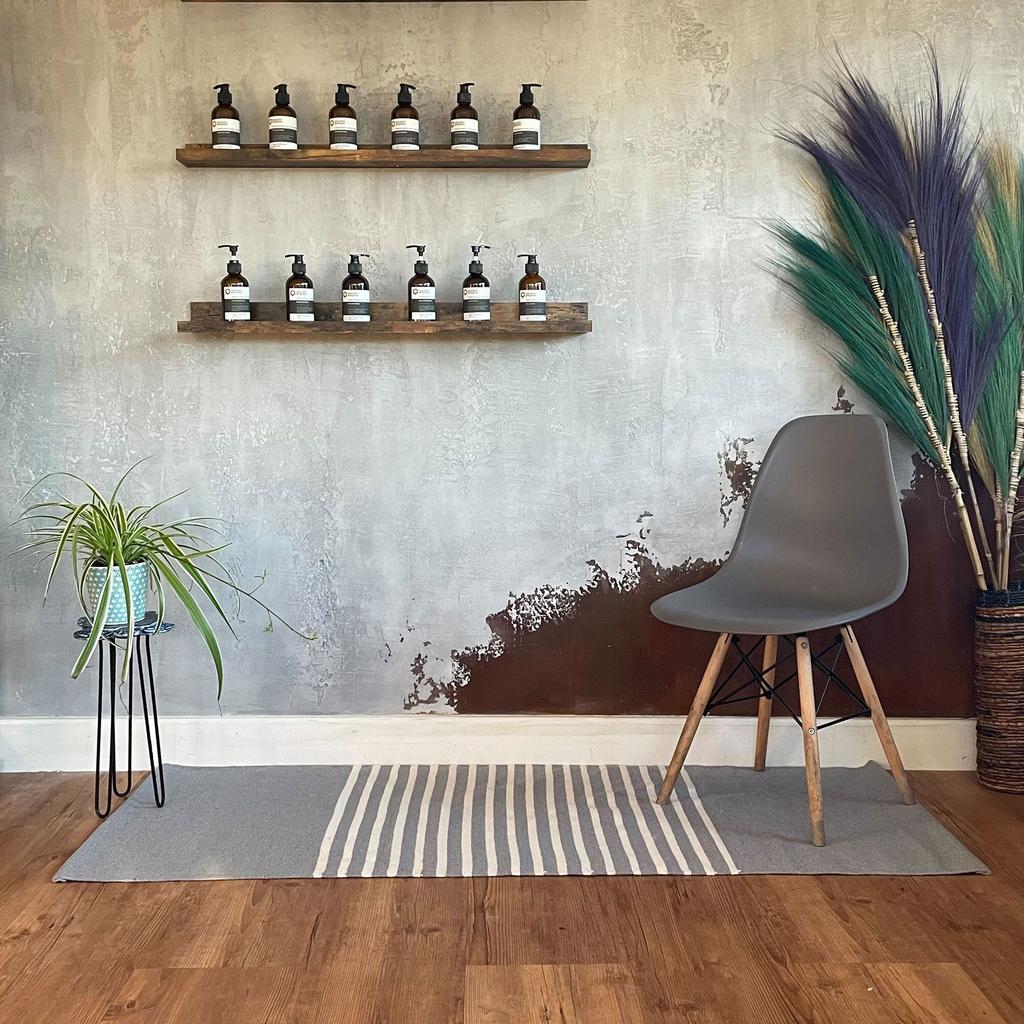 Matta Boho Grå Bomull 70x170 cm