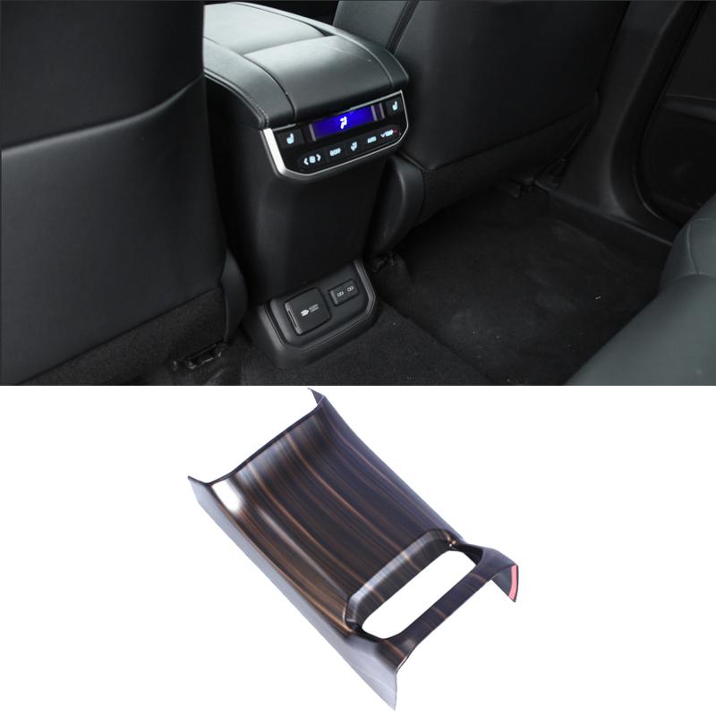 For Toyota Highlander Kluger  2022 Car Interior Peach Wood Decoration Gear Shift Knob Head Cover Trim