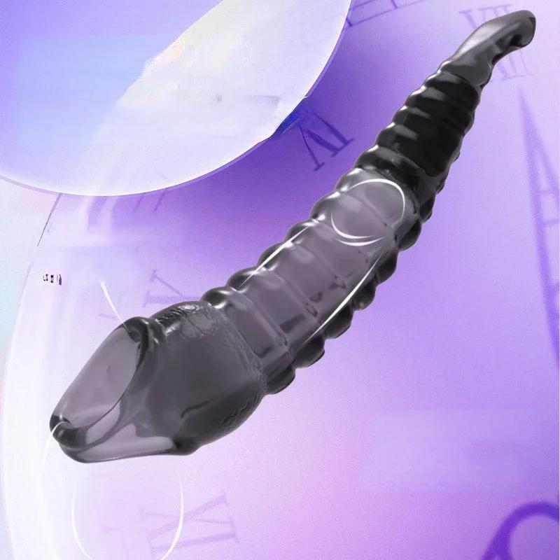 Penis Sleeve Sex Tool for Men Couple Penis Extender Cover Reusable Special Condom Cock Erotic Products for Adult Men