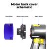 Pre-Filter and HEPA Post-Filter Kit for Dyson V7 V8 Cordless Vacuum Cleaner Rear Motor Cover Replacement Parts