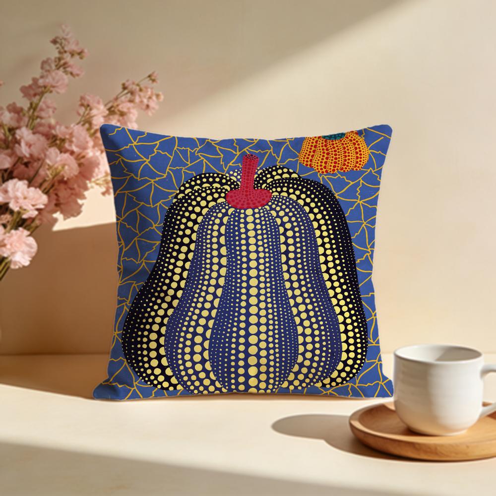 Federa Cuscino Trendy KKusama Yayoiiou Federa Cuscino Lavabile alla Moda Ideale per Divano Camera da Letto Decorazione Auto