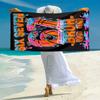 1PC Custom Name "Six Seven Basketball Vibes" Beach Towel Highly Absorbent And Sand-Resistant Towel for Swimming, Pool, Yoga, And Travel Lightweight