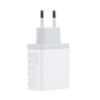 38W Dual USB Fast Charger with QC3.0 & PD Port, Compatible with EU/US/UK Plugs